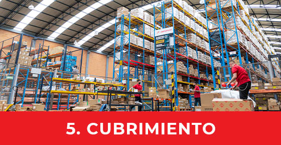 5. Cubrimiento.